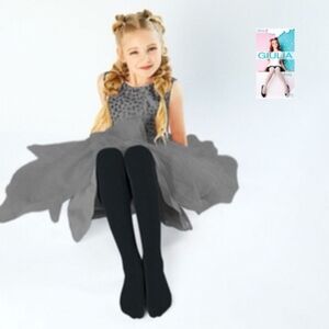 Girls And Preteen Black Formal Tights 6 Sizes Available
